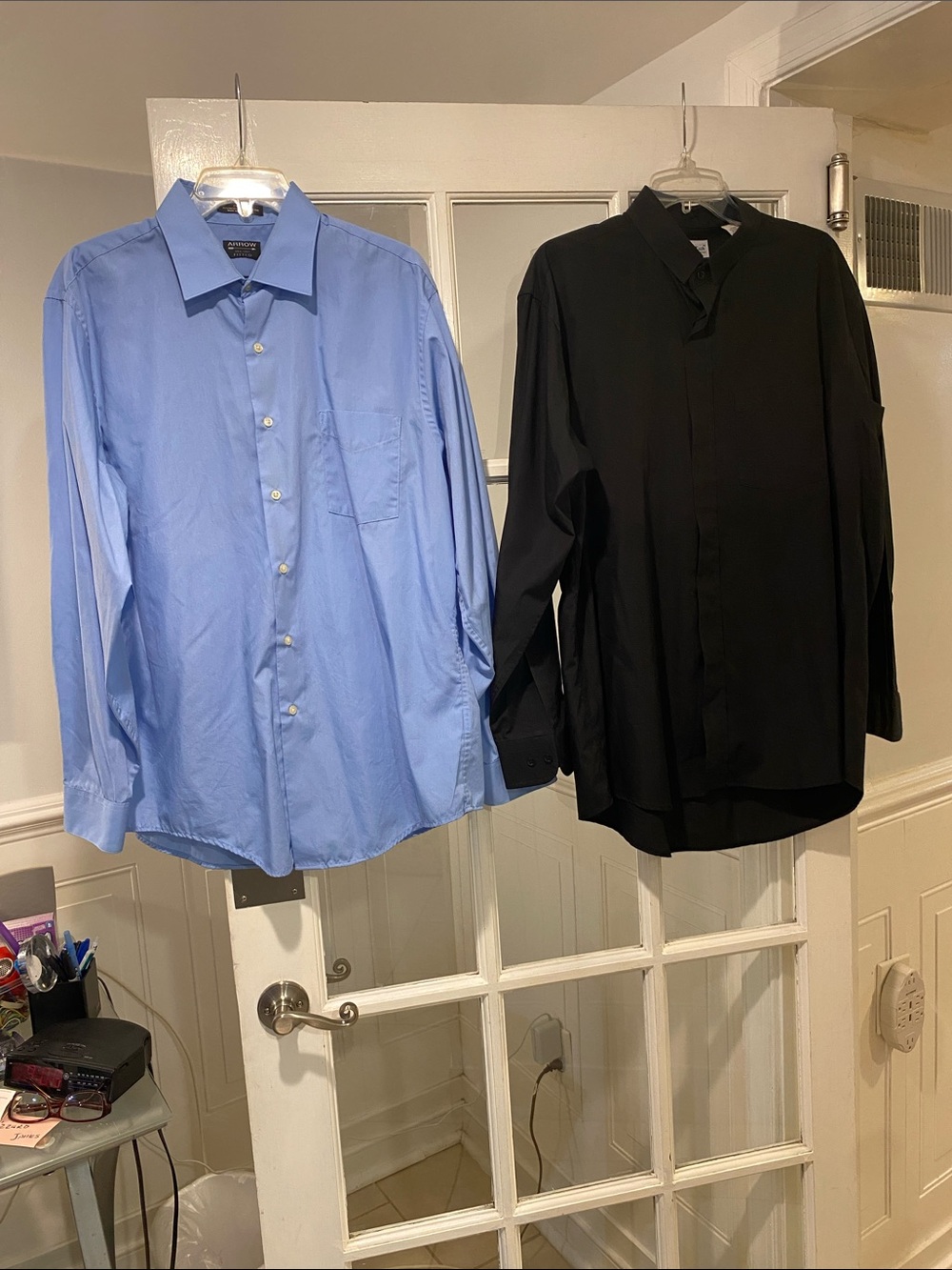 Bundle of (2) size 17/34-35 shirt good condition